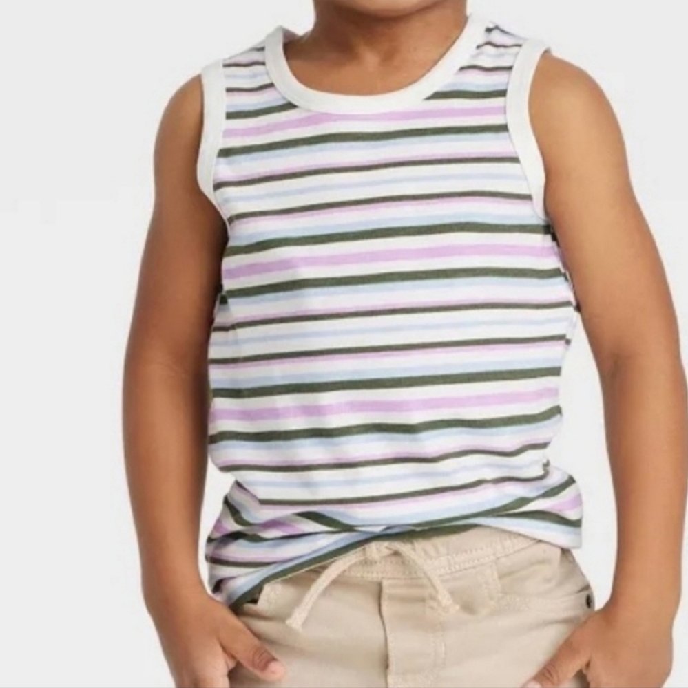 ❤️10/$13 New cat and jack striped tank